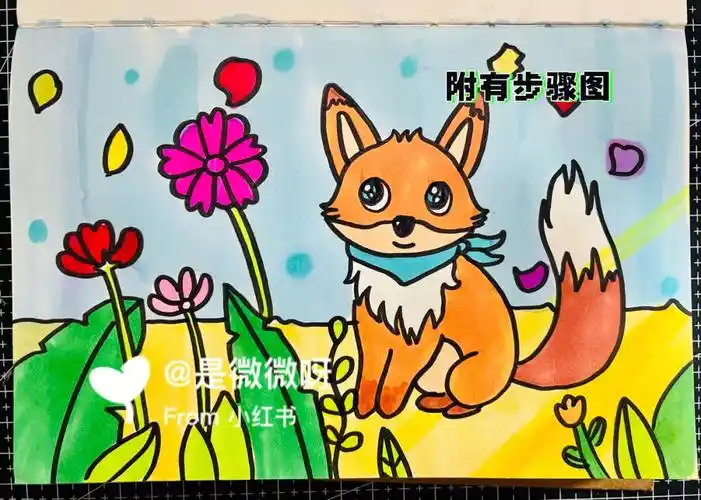 简笔画  #儿童创意美术