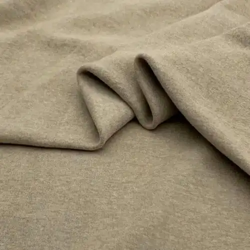 羊绒衫布料秋冬羊绒棉服装面料弹力磨毛加厚纯色针织保暖打底衫内衣