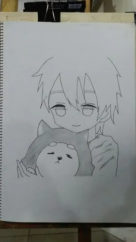 酷酷的萌萌的动漫素描