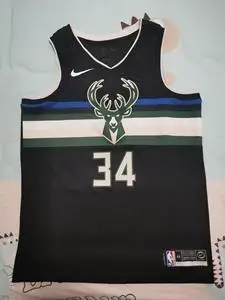 nba雄鹿字母哥34号球衣  非阿迪李宁安踏彪马