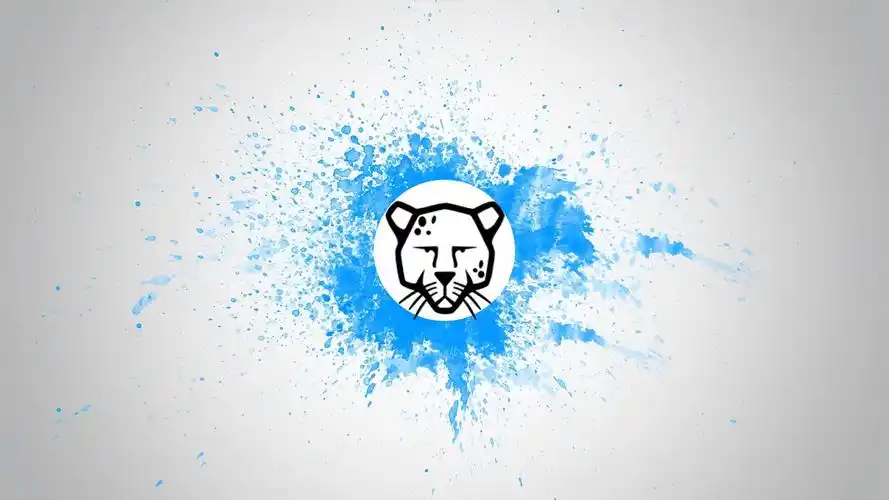 公司logo标志商标颜色青色艺术设计油漆飞溅白色背景logocyanpaint