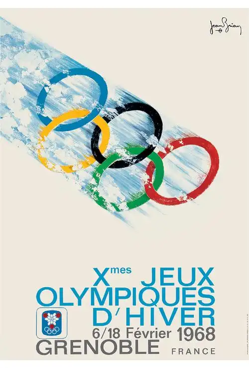 历届冬季奥运会海报吉祥物明信片