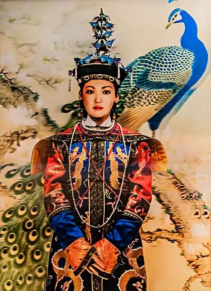 清太祖努尔哈赤大妃乌拉纳拉·阿巴亥工艺画像