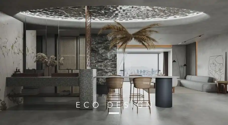 装修材料水波纹不锈钢置身镜面空间的家装新宠