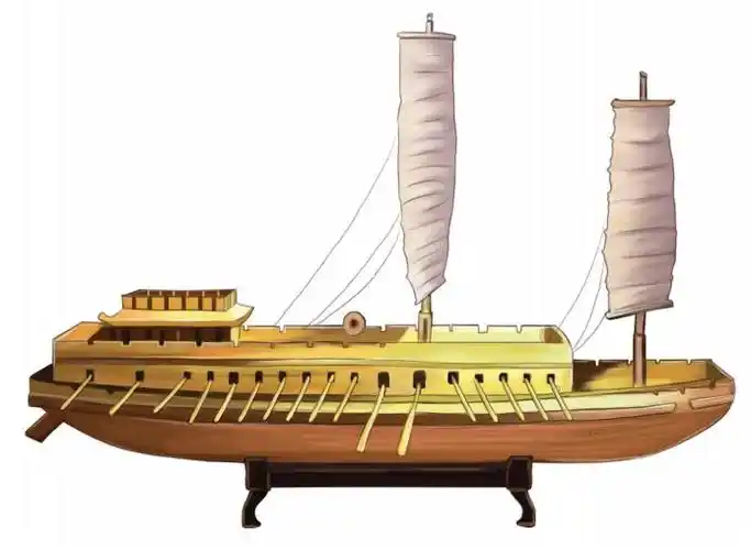 古代的战船真帅一