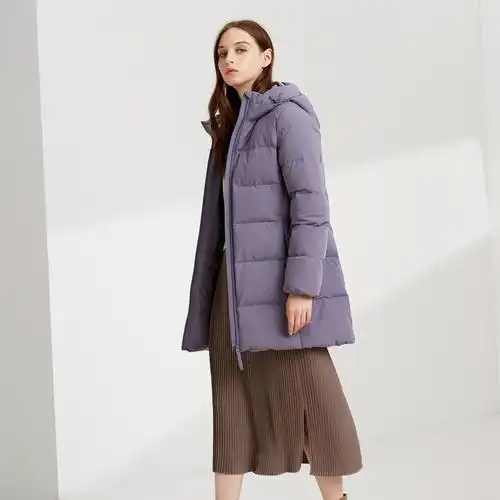 波司登羽绒服女中长款2019新款休闲连帽冬季保暖外套b90141516ds