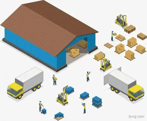 卡通仓库png素材透明免抠图片其他元素