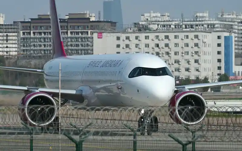小号墨镜侠-a321neo,上海虹桥机场拍机
