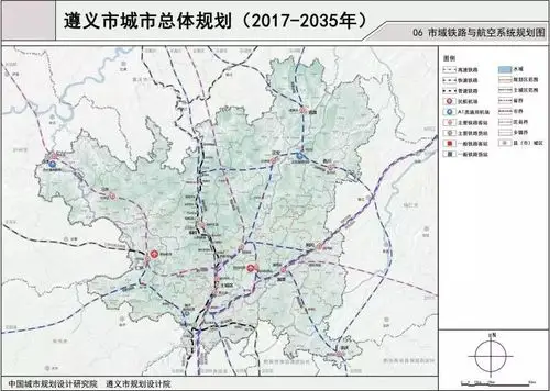 遵义2035规划:人口750万,规划渝黔,泸遵怀两条高铁