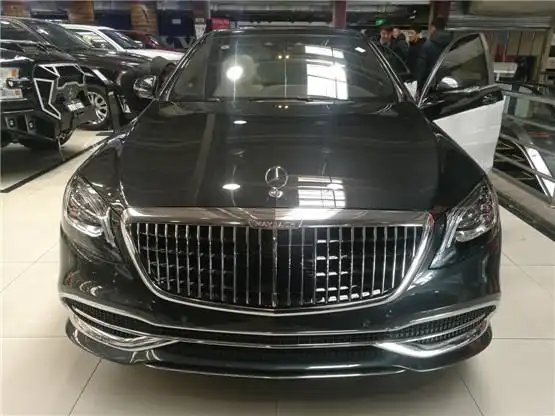 奔驰迈巴赫s800加长版双色配置现车图片