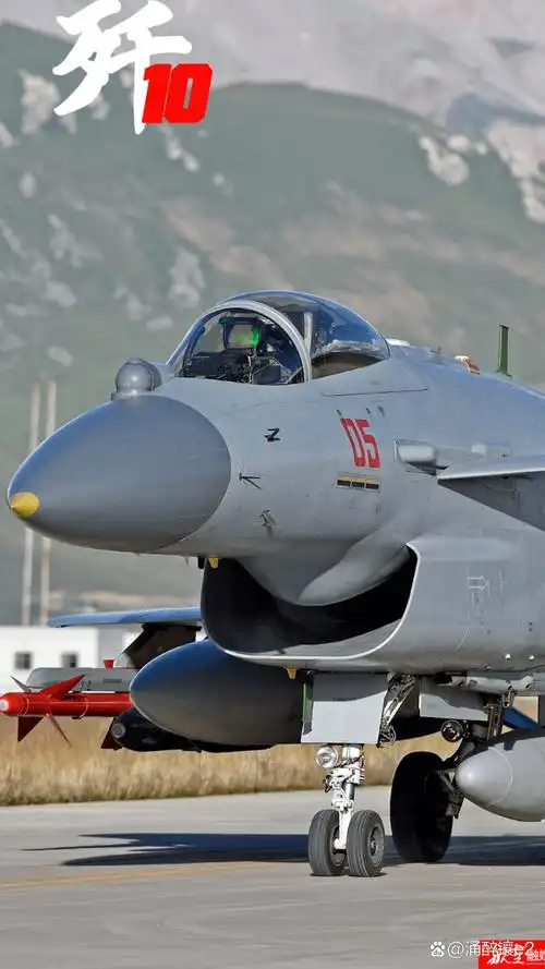 这是中国歼10战斗机