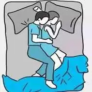 抱着媳妇睡觉的表情包_微信头像图片大全