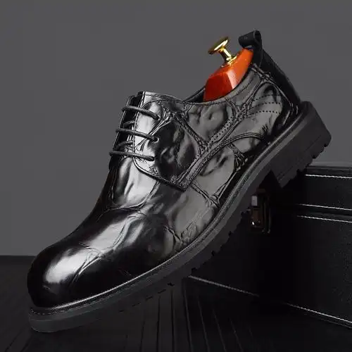 皮鞋魅力牛皮鞋子休闲鞋休闲高档男士意大利手工正装皮鞋