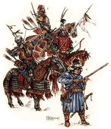 长期的征伐与贸易 让准噶尔军队拥有数量不小的新式火枪艰苦的惨胜准