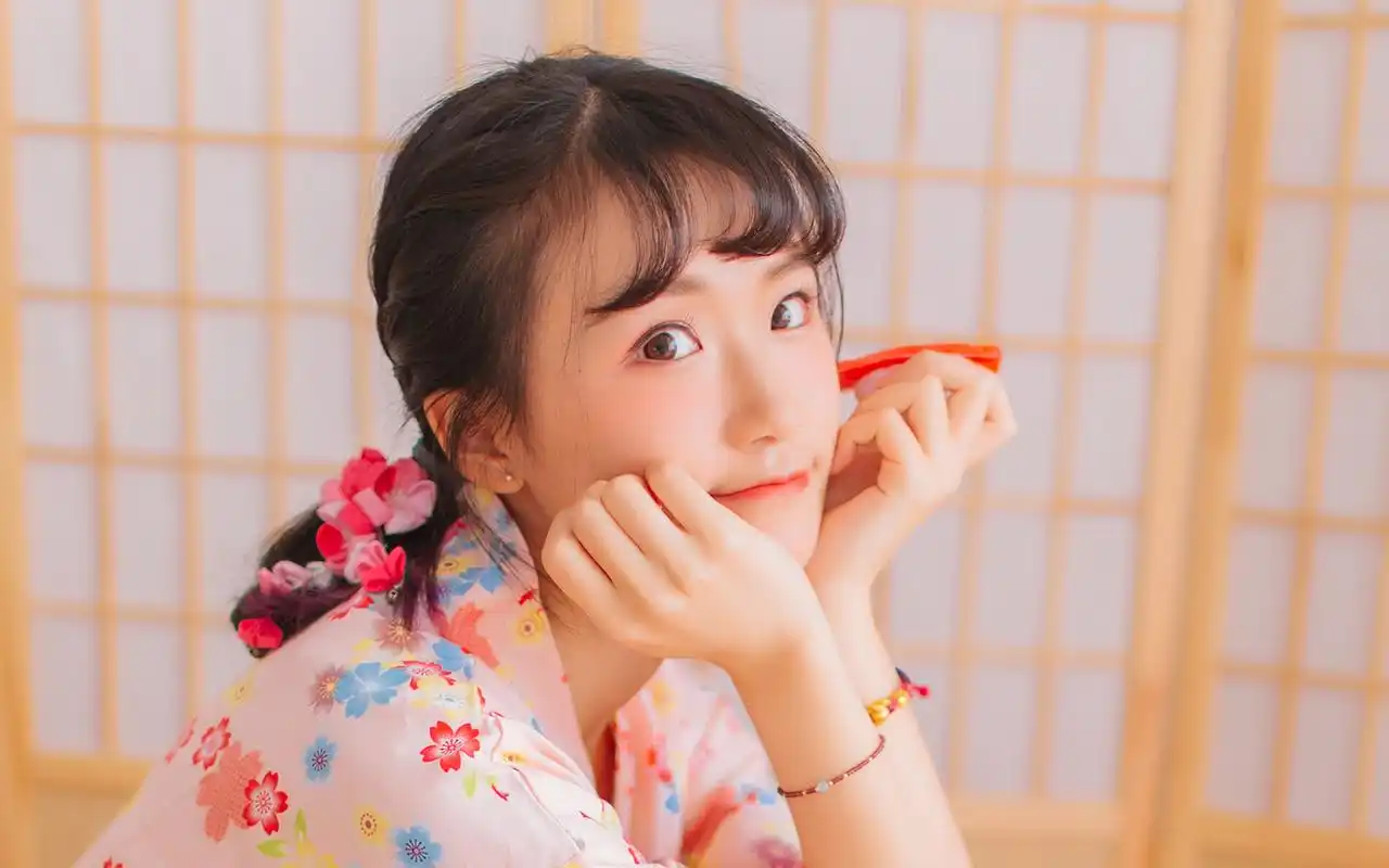 和服美女高清唯美梦幻写真图片桌面壁纸