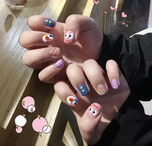 精致软萌的少女系美甲可爱又时髦好看到犯规哦
