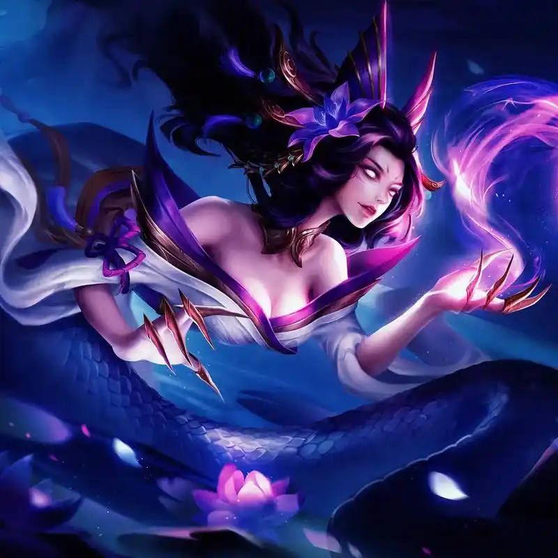 灵魂莲华皮肤太少了!你觉得谁还适合出灵魂莲华呢?04(蛇女的 - 抖音