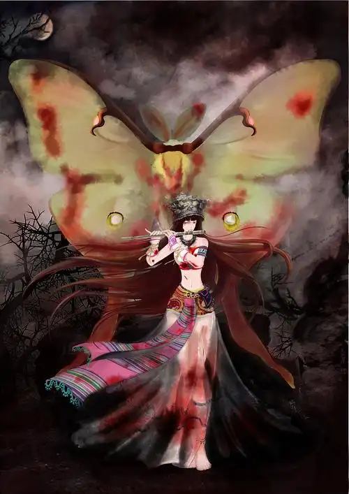 原创作品:苗疆蛊女