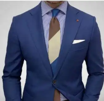 深蓝色西装配什么领带3