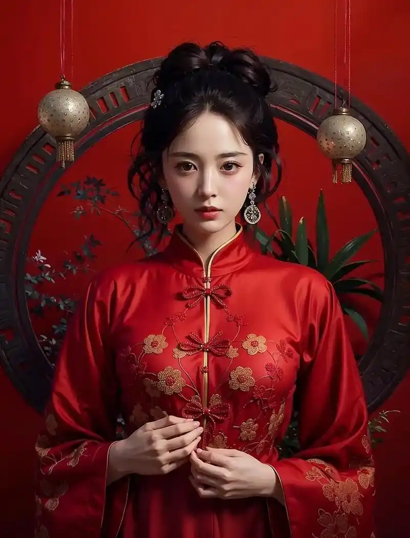 凤冠霞帔十里红妆 #最美新娘 #感受一下穿婚纱的感觉 #古风摄影