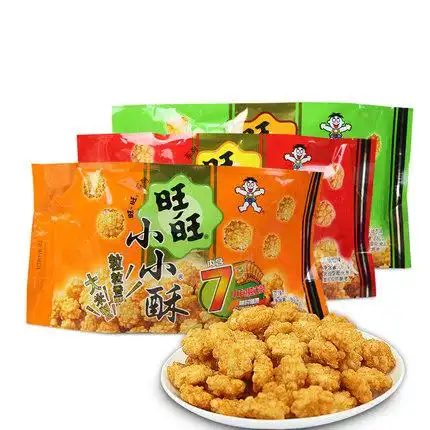 3份包邮旺旺小小酥180g含7独立小袋原味黑胡椒葱香鸡肉味膨化零食