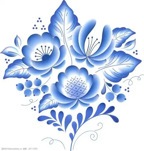 关键词:传统青花瓷艺术图案 唯美 蓝色 传统 青花瓷 艺术 装饰 图案