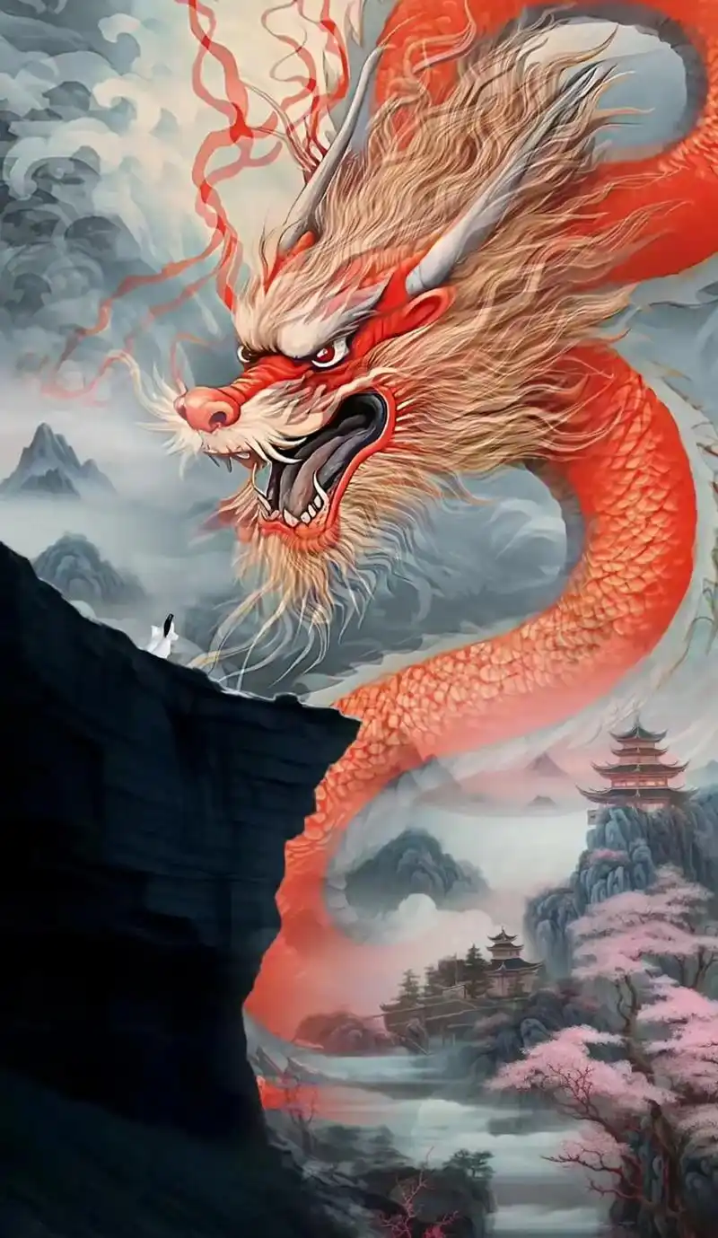 上古神兽 #飞龙在天 #视觉冲击  网络图片 - 抖音