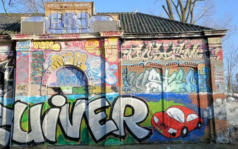 创意个性另类涂鸦墙壁图片电脑壁纸