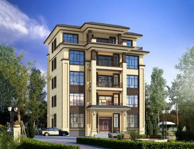 超级豪华的农村自建别墅设计67奢华大气的外观布局也非常实用