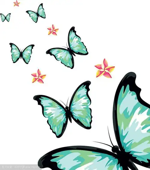 美丽的蝴蝶卡通