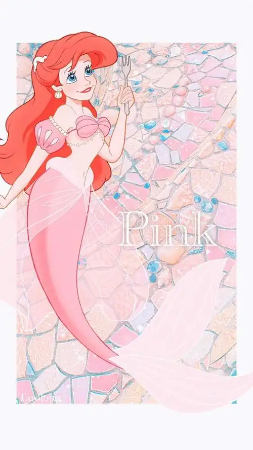 画师笔下的迪士尼公主双爱丽儿美出新高度