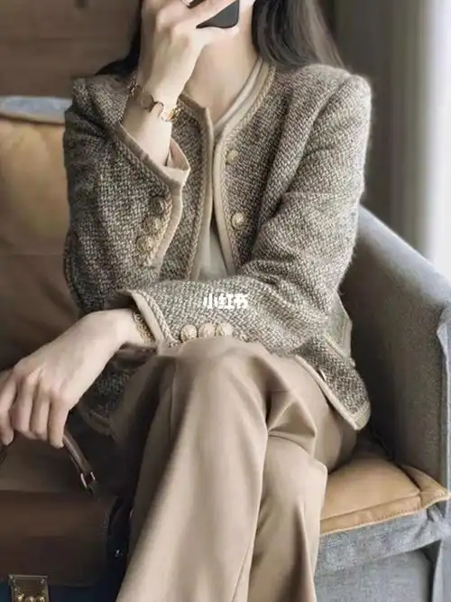 ootd气质小香风短外套03太适合秋冬季了