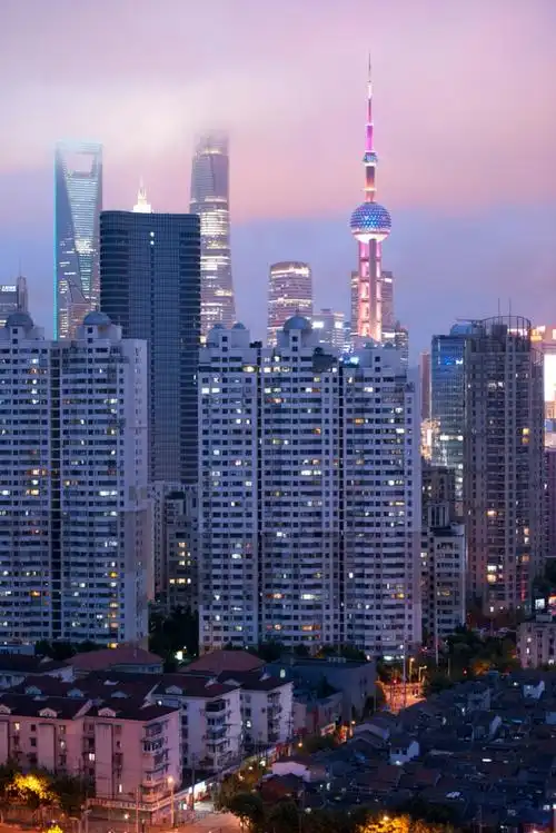 钢筋丛林的城市一角《家中窗外即景》