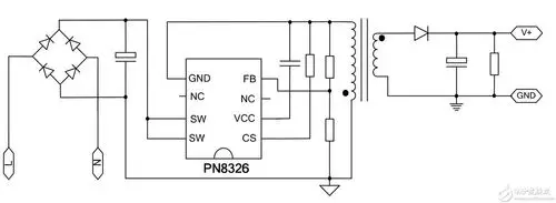 led恒流驱动芯片开关电源管理芯片pn8326介绍及封装和应用电路