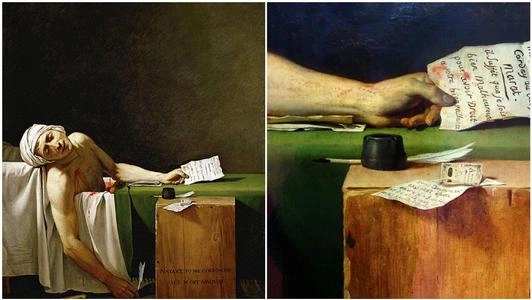 大卫被雪藏30年的作品《马拉之死》,一幅曾经欺骗万千大众的油画