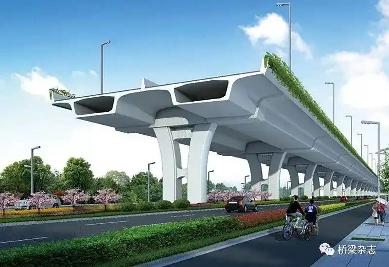 全面采用预制节段拼装箱梁技术的高架桥