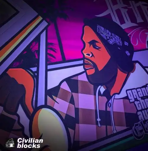 西海岸情怀老车卡诺hiphop嘻哈说唱匪帮硬核鼠标垫鼠标垫