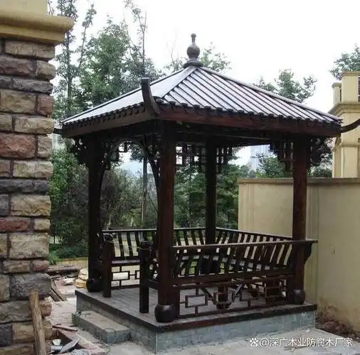 庭院防腐木凉亭——休闲聚会理想之所