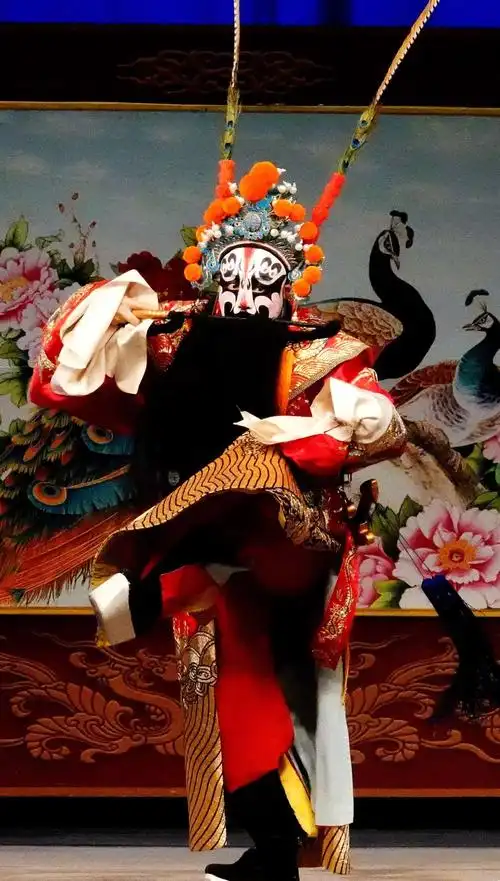 大京院崔志明(花脸)京剧舞台人像