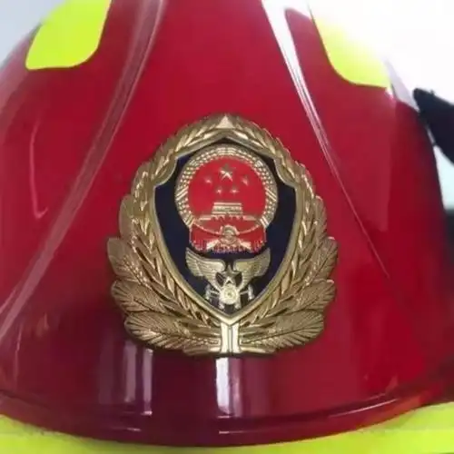 仓梵定制金属消防帽徽螺丝扣款橡胶消防帽徽贴胶款大型徽小型徽 标准