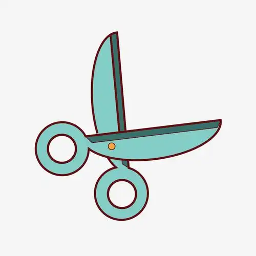 矢量卡通手绘剪刀工具免抠图png