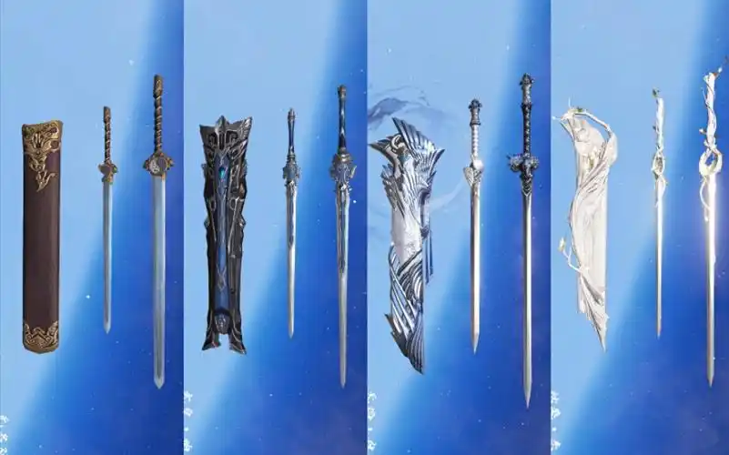 【天刀】[双剑 剑匣]真武武器外观_哔哩哔哩_bilibili