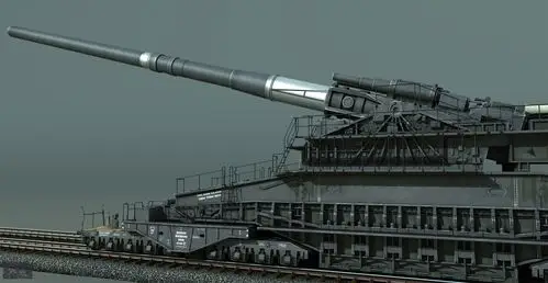 古斯塔夫列车炮 gustaf train gun