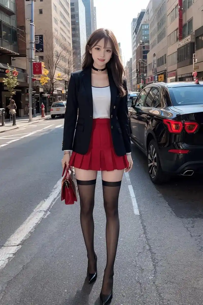 换装出征,寸草不生.979797 今日焦点:长腿女神的街头魅 - 抖音