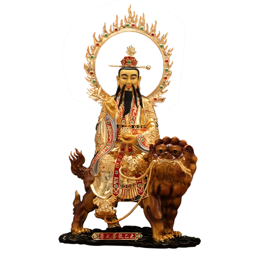 太乙纯铜救苦天尊神像家用供奉真人铜像东极摆件