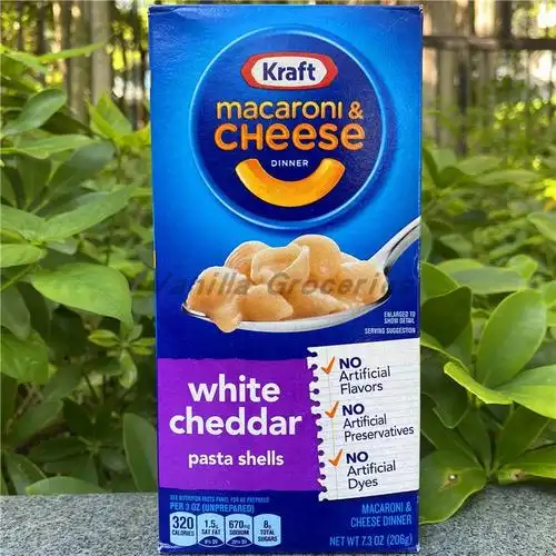 206g美国卡夫儿童奶酪芝士通心粉kraftmacaronicheesedinner三种芝士