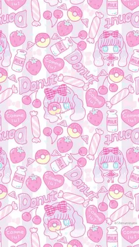 粉色,少女心可爱壁纸 ,喜则喜则收藏.