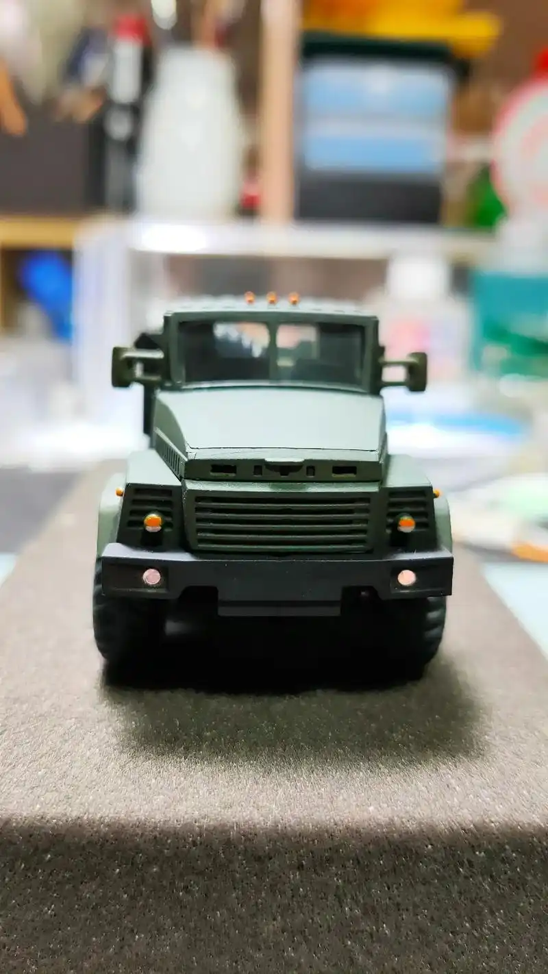 4d kraz 260 摸型军用卡车#军事模型 #拼装模型 - 抖音