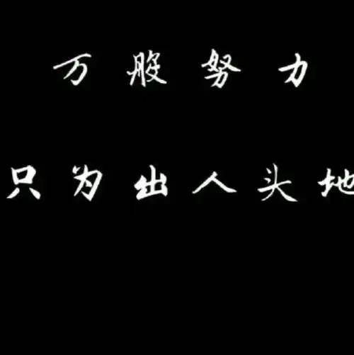 万般努力,只为出人头地. 119       赞       1月前
