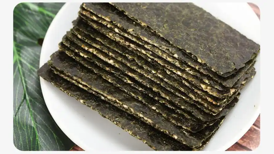 韩海妈妈芝麻夹心海苔脆即食大片罐装宝宝儿童孕妇休闲零食海苔脆_小